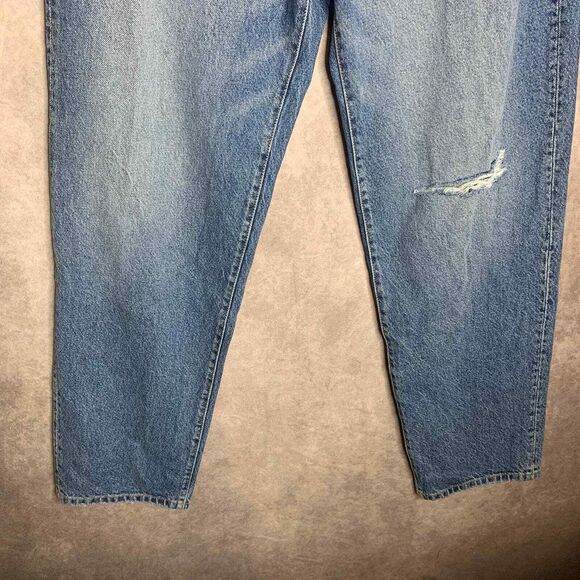 KanCan Womens Jeans Sz 11 Blue Stonewashed Denim Quincy Dad High Rise Distressed - Picture 4 of 9